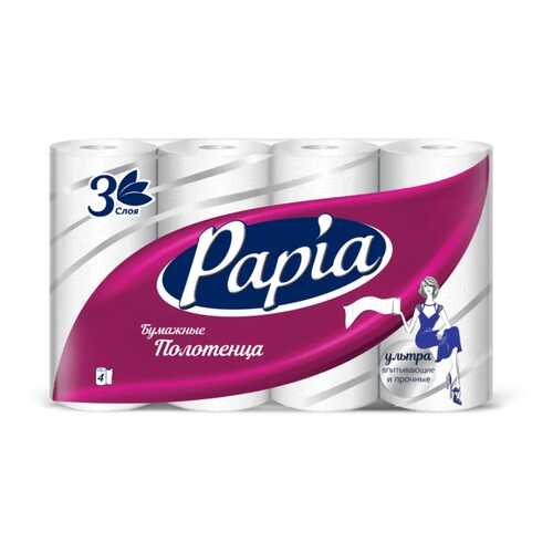 Бумажные полотенца Papia 4 штуки в Фамилия