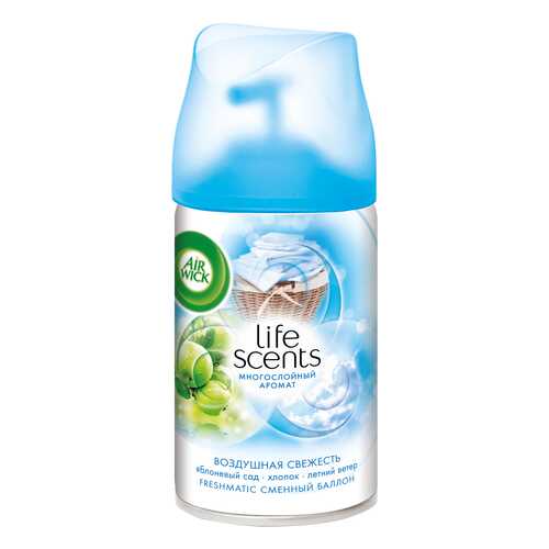 Сменный аэрозоль Air Wick life scents fresh edition воздушная свежесть 250 мл в Фамилия