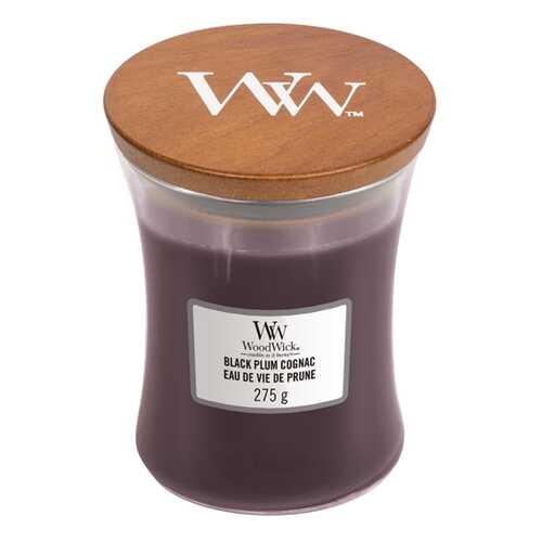 Свеча ароматическая Woodwick Сливовый коньяк в Фамилия