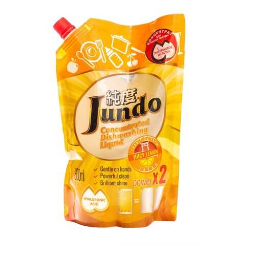 Гель Jundo Juicy Lemon эко для мытья посуды и детских принадлежностей 800 мл в Фамилия