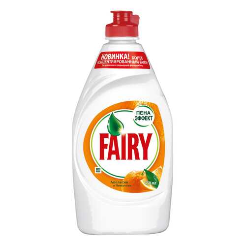 Средство для мытья посуды Fairy апельсин и лимонник 450 мл в Фамилия