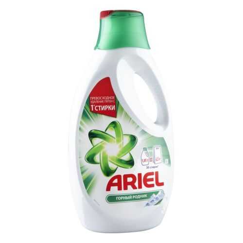 Гель для стирки Ariel горный родник 1.9 л в Фамилия