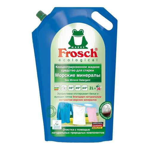 Гель-концентрат для стирки Frosch морские минералы 2 л в Фамилия