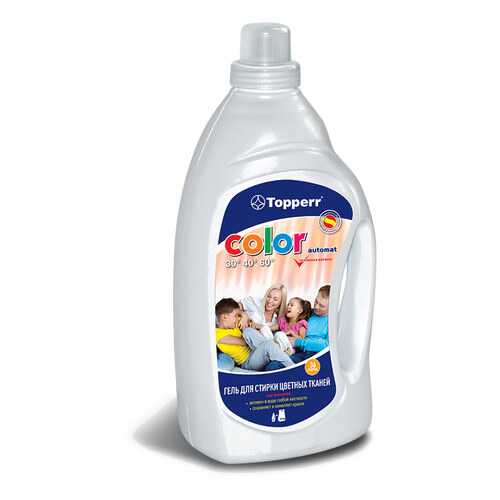 Гель Topperr color для стирки цветного белья в Фамилия