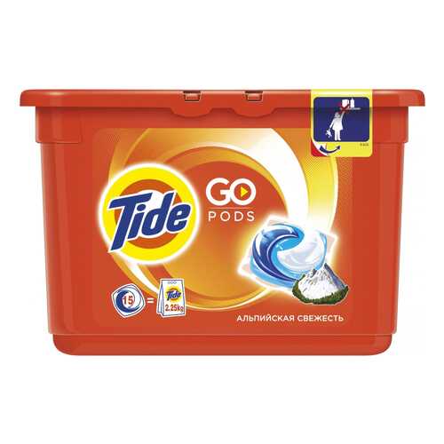Капсулы для стирки Tide альпийская свежесть 15 штук в Фамилия
