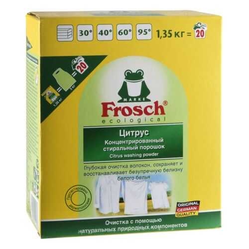 Порошок для стирки Frosch citrus универсальный 1.35 кг в Фамилия