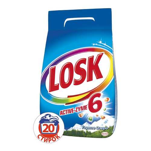 Порошок для стирки Losk автомат горное озеро 3 кг в Фамилия