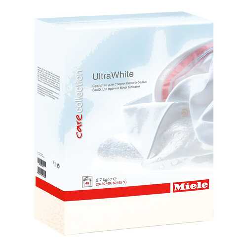 Порошок для стирки Miele ultra white 2.7 кг в Фамилия