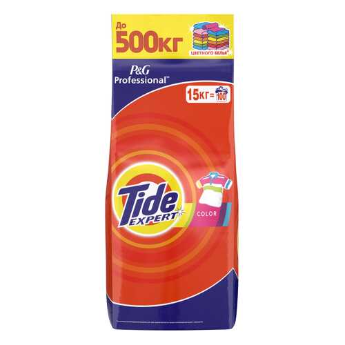 Порошок для стирки Tide expert color для цветных тканей 15 кг в Фамилия