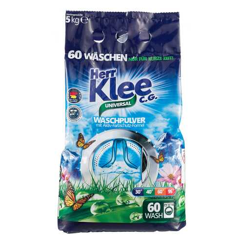 Стиральный порошок Herr Klee universal 60 стирок 5 кг в Фамилия