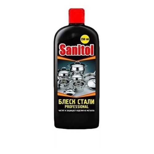 Блеск стали Sanitol для чистки металла в Фамилия