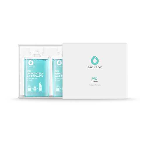 DutyBox 2 капсулы очистителя туалета и ванной средства серии WC в пенале(2*50мл) в Фамилия