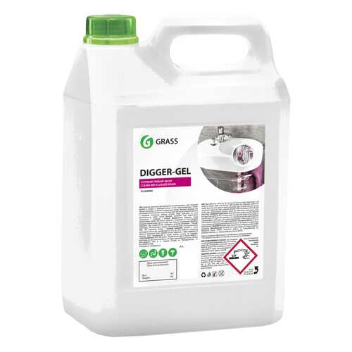 Гель для чистки труб Grass digger-gel канистра 5.3 кг в Фамилия