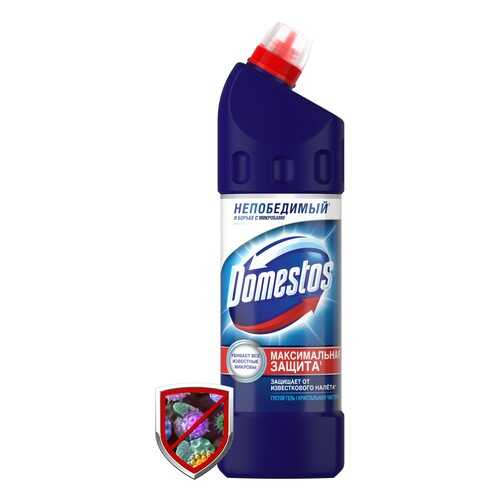 Средство для туалета гель Domestos максимальная защита против известкового налета 1 л в Фамилия
