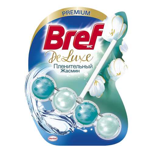 Туалетный блок Bref de luxe жасмин 50 г в Фамилия