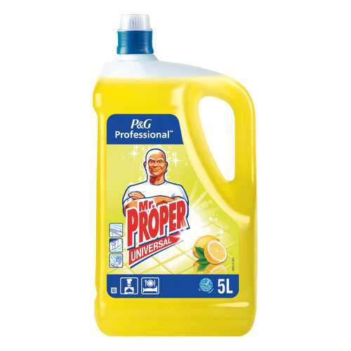 Универсальное чистящее средство для мытья полов Mr. Proper лимон 5 л в Фамилия