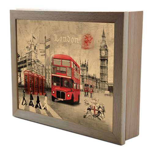 Ключница GIFT'N'HOME KBOX2-LONDON красный в Фамилия