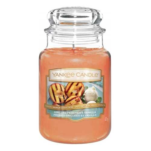 Ароматическая свеча Yankee Candle Grilled Peaches & Vanilla Свеча 623 г в Фамилия