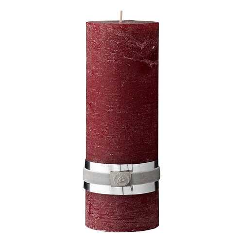 Свеча Lene Bjerre Rustic 20x7,5см, цвет гранатовый в Фамилия