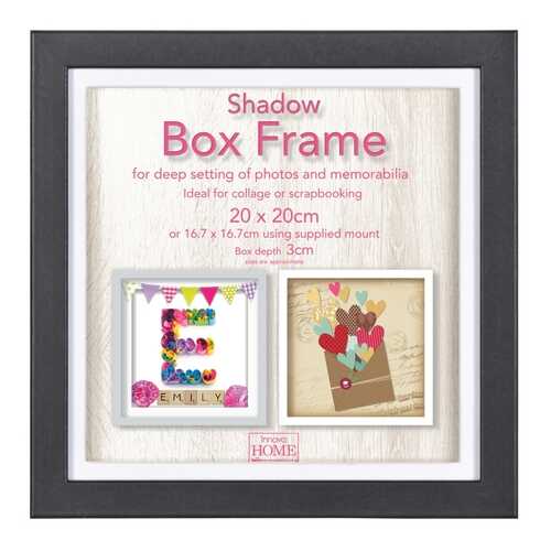 Фоторамка Innova ''Shadow Box Black'' 20x20 см (окно 17x17 см) в Фамилия