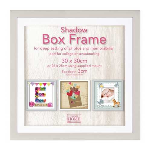 Фоторамка Innova ''Shadow Box Grey'' 30x30 см (окно 25x25 см) в Фамилия