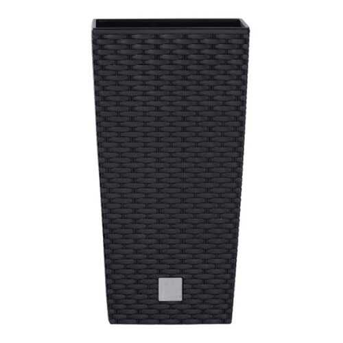 Кашпо для цветов Prosperplast 21/49 л Rato square, антрацит, 2 пр, DRTS325-S433 в Фамилия