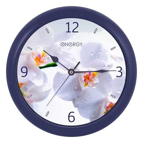Часы настенные Energy EC-110 Орхидея, круглые, 25х3.8см в Фамилия