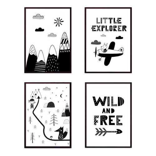 Набор постеров Коллаж Детский №145 90х130 см в Фамилия