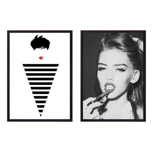 Набор постеров Коллаж Fashion №17 40х70 см в Фамилия