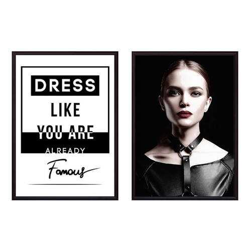 Набор постеров Коллаж Fashion №26 60х90 см в Фамилия