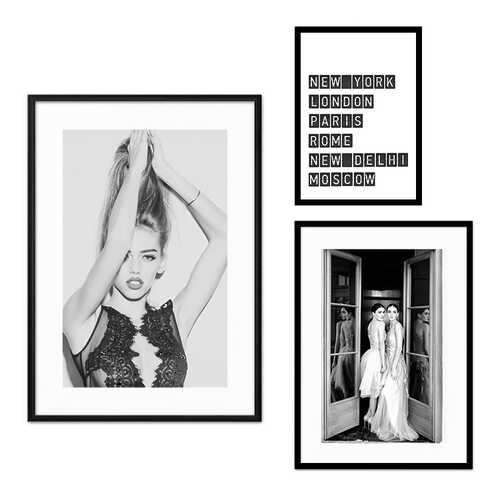 Набор постеров Коллаж Fashion №50 110х100 см в Фамилия