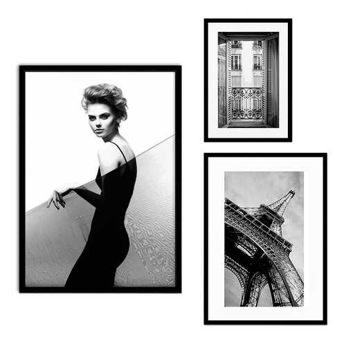 Набор постеров Коллаж Fashion №59 110х100 см в Фамилия