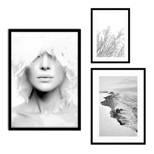 Набор постеров Коллаж Fashion №76 80х80 см в Фамилия
