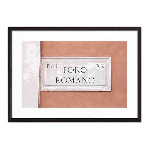Постер в рамке Foro Romano 30х40 см в Фамилия