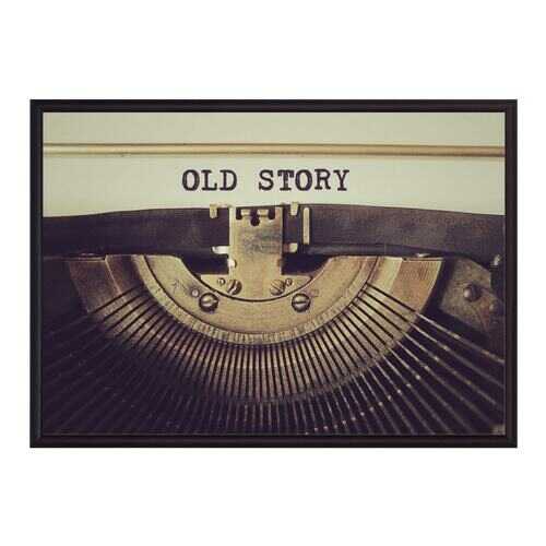Постер в рамке Old story 50х70 см в Фамилия
