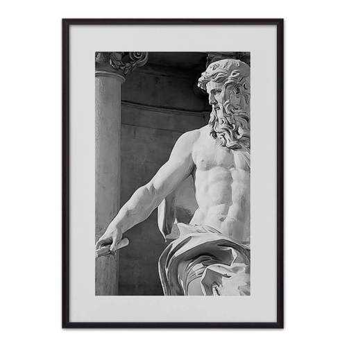 Постер в рамке Статуя Нептуна 40х60 см в Фамилия