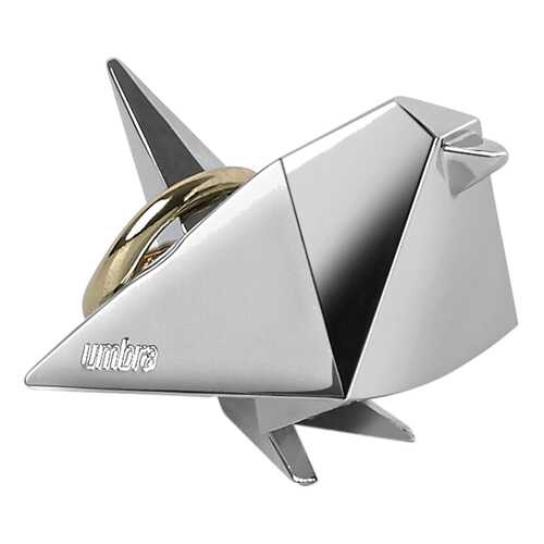 Держатель для колец Origami птица хром в Фамилия