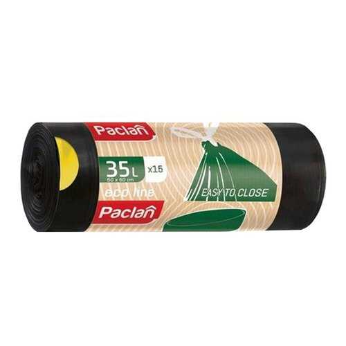 Мешок для мусора Paclan с тесьмой ECO LINE 35 л 15 шт в Фамилия