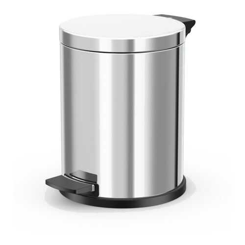 Мусорный контейнер Hailo ProfiLine Solid M, 12л,, Хром,, арт, 0514-029 в Фамилия