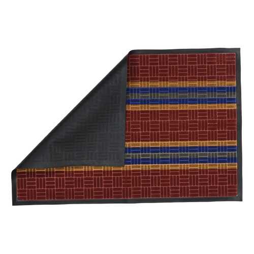 Коврик придверный Shahintex LUX multicolor, 80х120 см, бордовый в Фамилия