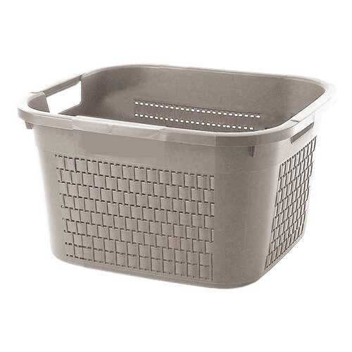 Корзина для белья 22л Rotho Country 43,5x33,5x22см, цвет белый в Фамилия