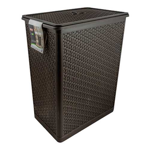 Корзина для белья BranQ NATURE, 35л, прямоугольная, 40х27х46см, венге, BQ1203ВНГ в Фамилия