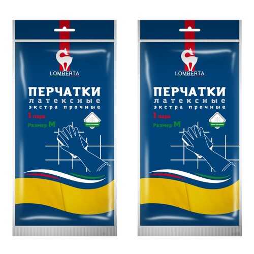 Набор перчатки Lomberta экстра прочные размер M 2 шт в Фамилия