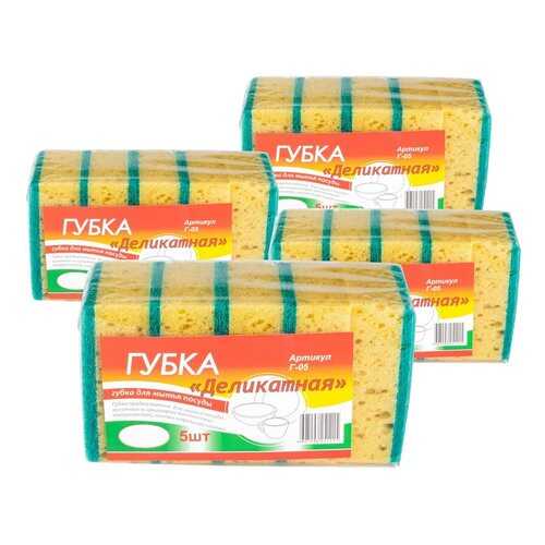 Verona Деликатная, губка для посуды, 20 шт в Фамилия