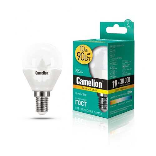 Лампа Camelion ELMG45-10W-83K-E14 в Фамилия