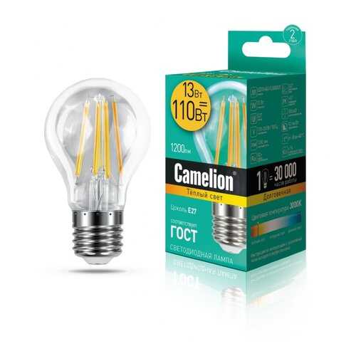 Лампа Camelion LED13-A60-FL/830/E27 в Фамилия