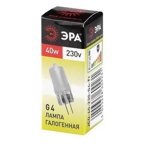 Лампа галогенная ЭРА G4-JCD-40W-230V-Fr в Фамилия