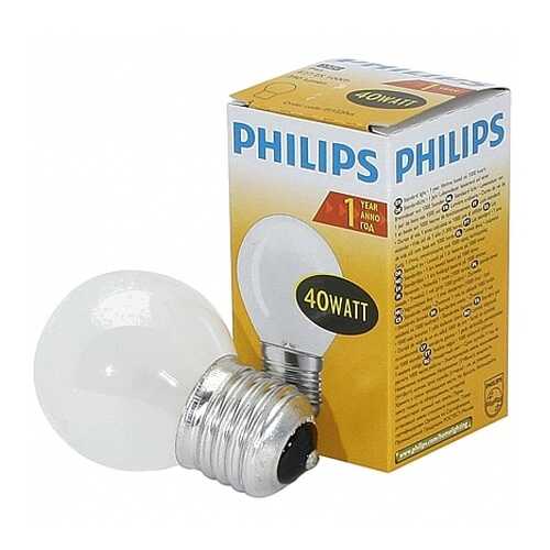 Лампа накаливания PHILIPS A55 40W E27 FR в Фамилия