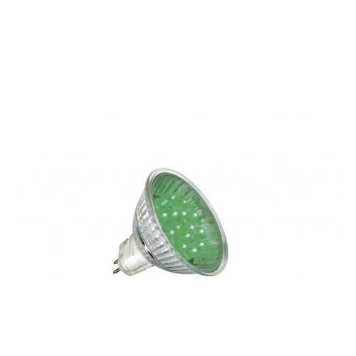 Лампа рефлекторная светодиодная LED, 1W GU5,3 зеленая 28004 в Фамилия