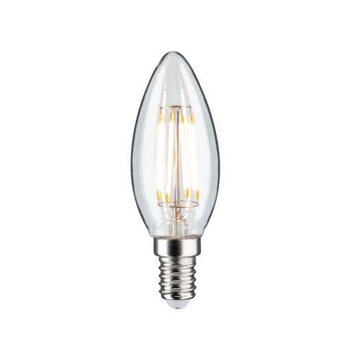 Лампа свеча LED Fil Kerze 470lm E14 4,8W klar dim 28684 в Фамилия